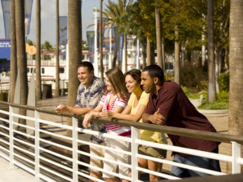 Group of 4 people standing